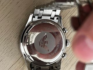 Reloj Emporio Armani Cuarzo Negro Naranja