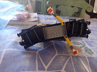 Lego Tren vagón grúa set 60198