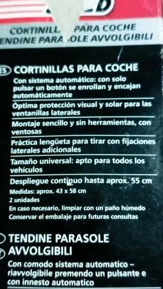 Cortinillas para coche (2 unidades) Ultimate Speed