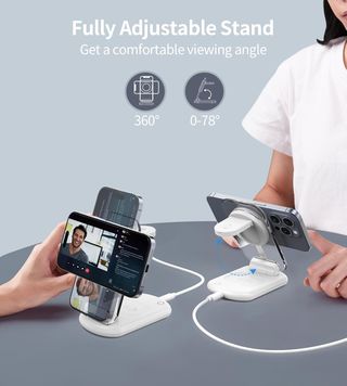 Stazione di ricarica wireless 3 in 1 per Mag-Safe