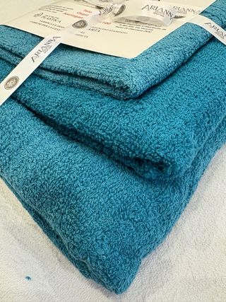 Tris Asciugamani Petrolio