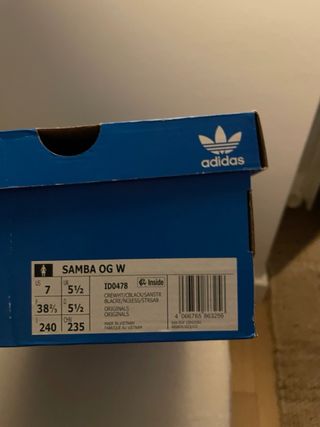 Adidas Samba Blancas y Negras