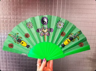 Abanico Verde Multicolor