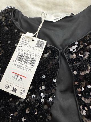 Chaqueta lentejuelas fiesta nueva a estrenar.