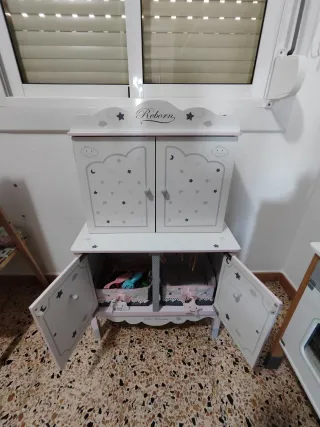 Cambiador de madera infantil