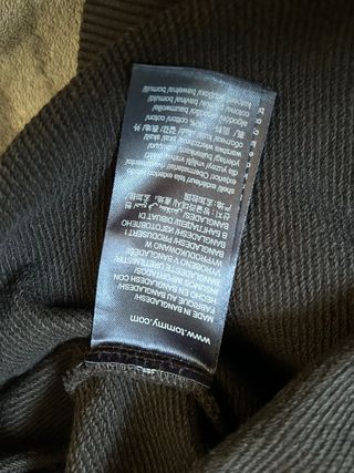 Sudadera Tommy Jeans Negra Logo Talla M/L