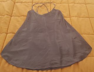 Conjunto camisón y bata gris