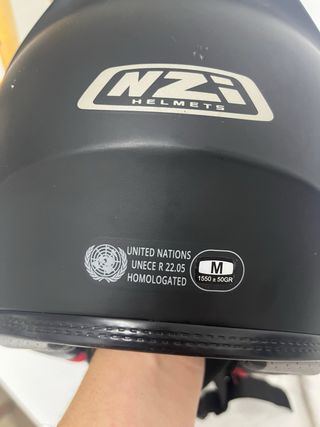 Casco NZI Negro Mate Talla M