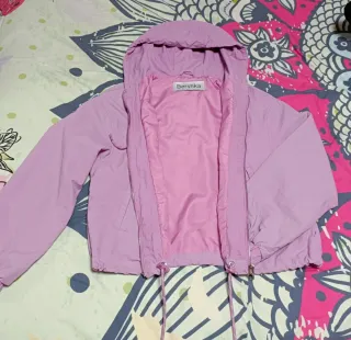 Cazadora Bershka Morada Talla S