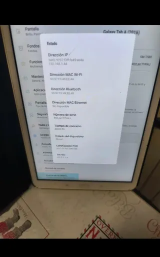 Samsung Tablet Blanca