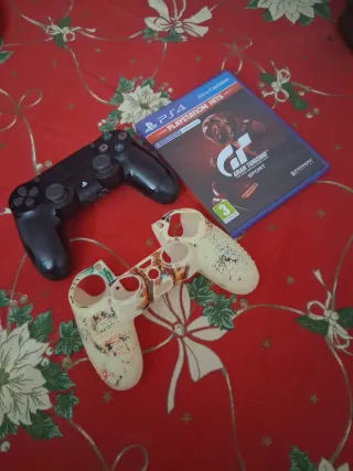 Controller PS4 + Gran Turismo Sport + Custodia