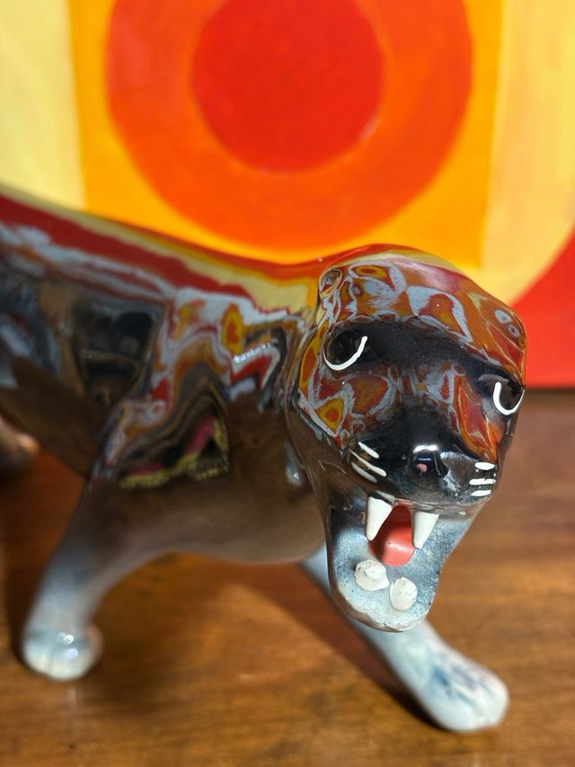 FIGURA VINTAGE DI PANTERA