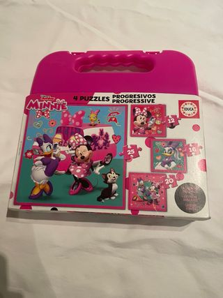 Minnie Mouse Educa 4 Puzzles 4 años