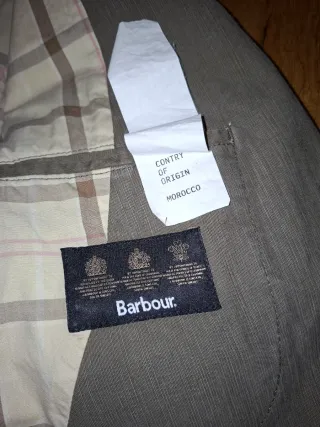 Blazer Barbour Talla L Verde Oliva