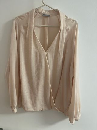 Blusa beige talla 46