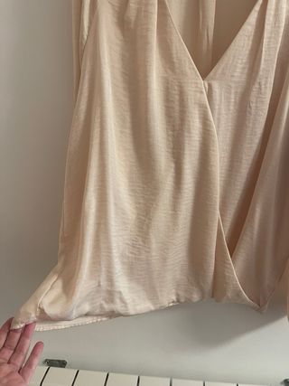 Blusa beige talla 46