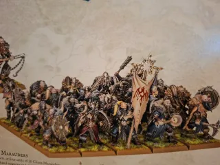 Warhammer Old World Chaos Marauders, bárbaros caos