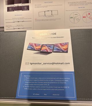 TeamGee S2 Triple Screen Extensor Portátil