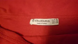 Camiseta Stradivarius sin mangas talla XS