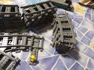 Lego tren lote de vías