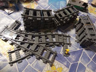 Lego tren lote de vías