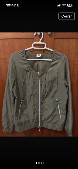 Bomber verde Talla L