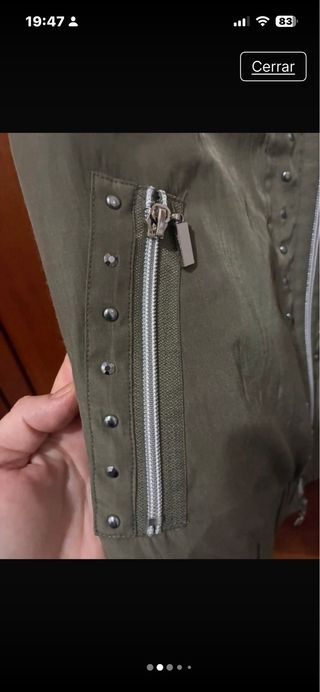 Bomber verde Talla L