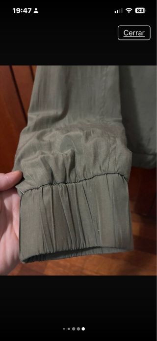 Bomber verde Talla L