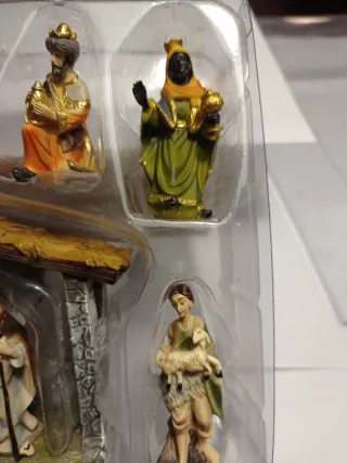Pesebre de Belén con figuras
