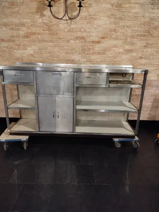 Mueble Acero Cafetera