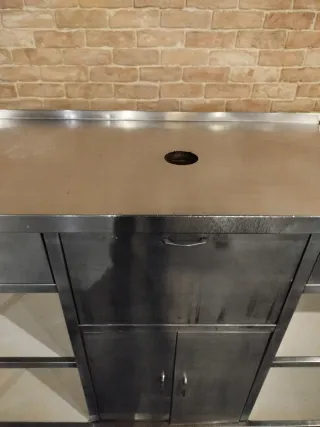 Mueble Acero Cafetera