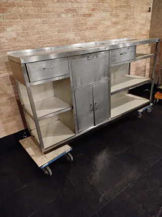 Mueble Acero Cafetera