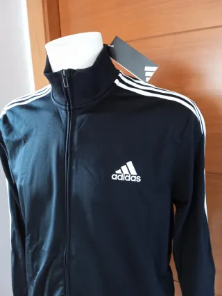 Conjunto Adidas L Chaqueta y Pantalón Negro