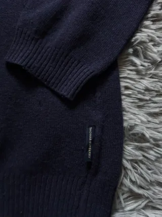 Maglione Thomas Burberry Navy Vintage