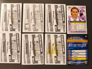 Lote cromos auto Real Valladolid