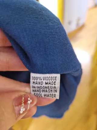 Vestido azul talla L