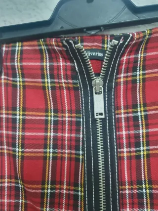 Minifalda cuadros escoceses Stradivarius