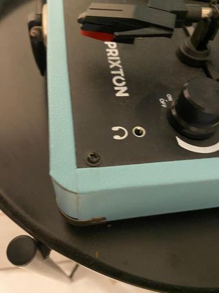 Giradischi Portatile Azzurro