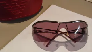 Gafas Vintage Emporio Armani Plata Rosa
