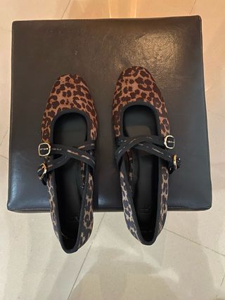 Bailarinas efecto leopardo con tiras