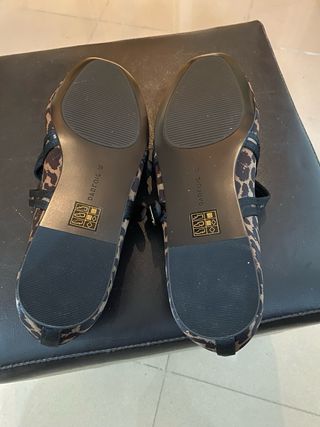 Bailarinas efecto leopardo con tiras