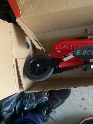 Patín Eléctrico E-Scooter Rojo Piezas
