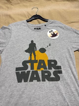 Camiseta Star Wars Talla Única Gris