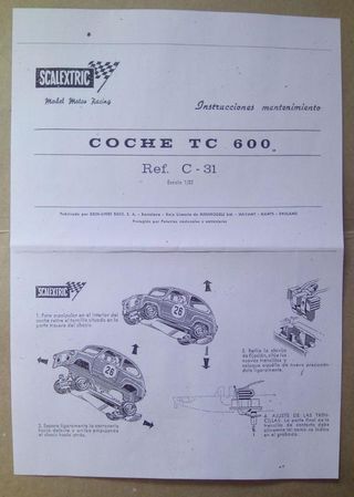 Scalextric Seat 600 TC Rallie Exin Triang SCX