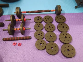 Pesas y mancuernas ajustables