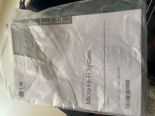 Micro Hi-Fi LG Radio CD USB 10W Radio CD Bluetooth