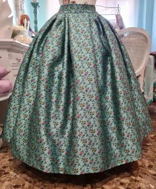 Falda Indumentaria Valenciana Flores