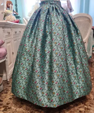 Falda Indumentaria Valenciana Flores