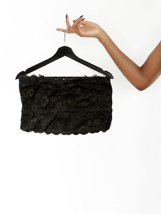 Banda lencera encaje negro talla única