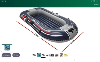 Barca Hinchable Bestway + Remos + Hinchador